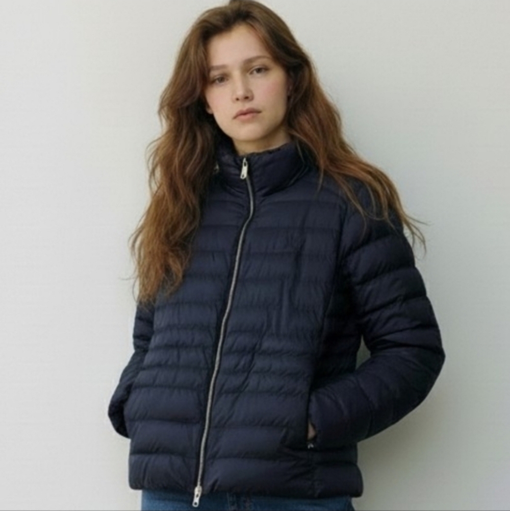Polo Ralph Lauren Black Lightwight Packable Puffer Jacket Gold-tone Zipper L - Picture 16 of 16